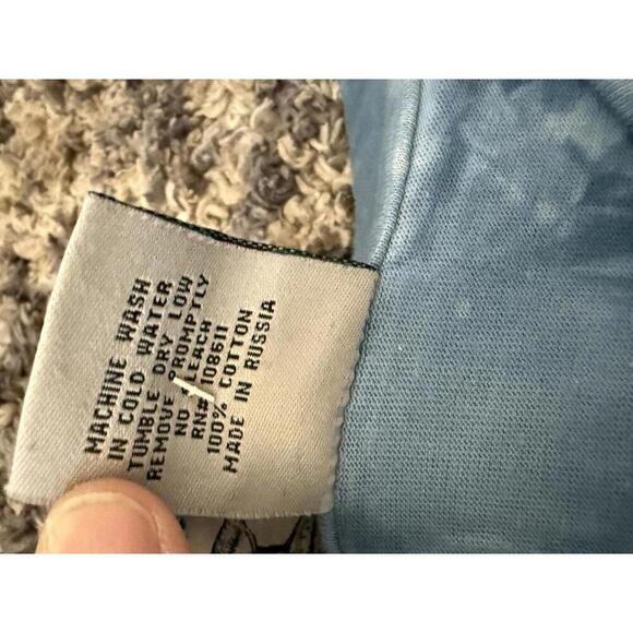 Vintage Back to Earth owl woman graphic long sleeve tee nature wear Y2K XL - Picture 7 of 7